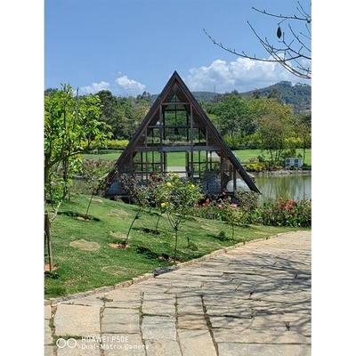 Film Surface Custom Garden Geodesic Dome Greenhouse Galvanized Steel with Grow Tent