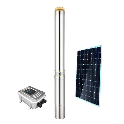 Solar Panel Submersible Deep Well Water Pump DC Brushless Stainless Steel For Farm