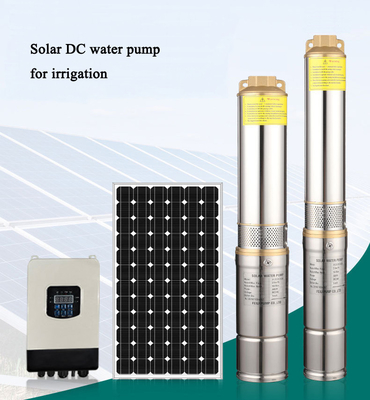 Solar Panel Submersible Deep Well Water Pump DC Brushless Stainless Steel For Farm