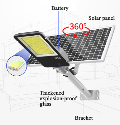 IP65 Rating Agricultural Equipment 2000W Led Solar Street Light Customization