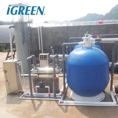 Indoor Recirculating Aquaculture System Galvanized Steel Tank RAS Shrimp Farming