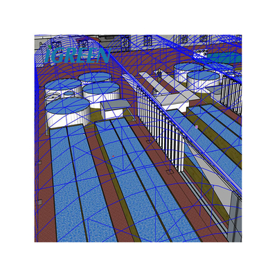 Indoor Ras Fish Farming System Eco Friendly With Hydroponics Compatibility