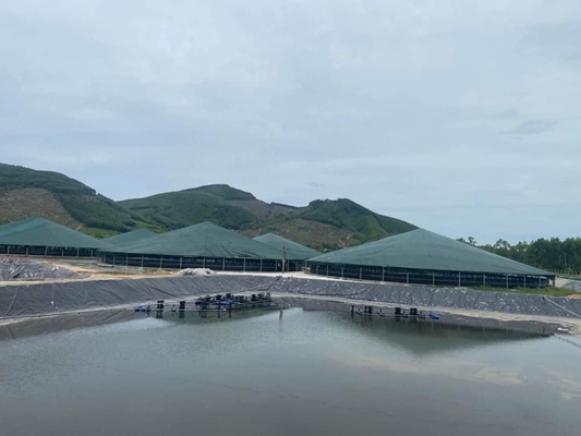 Sturdy PVC Tarpaulin Fish Tank 30 Meters For Large Aquaculture Operations
