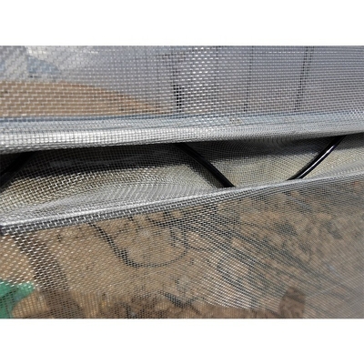 5m Height Mushroom Growing Greenhouse Plastic Mesh For Insect Resistance And Roof Ventilation