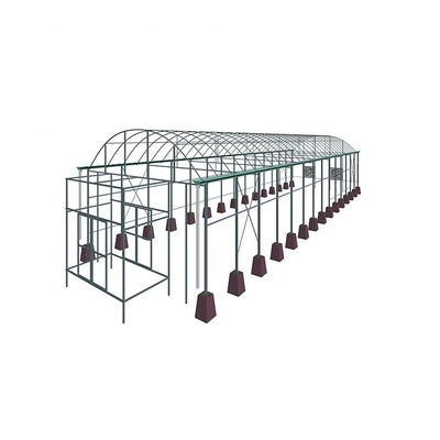150 Micron Multi Tunnel Greenhouse Plastic Film Covering For Plants Growing