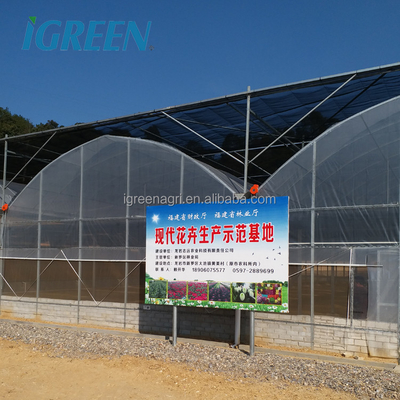 150 Micron Multi Tunnel Greenhouse Plastic Film Covering For Plants Growing
