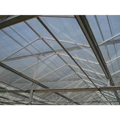 Glass Covered Industrial Greenhouse with 3.73-7.73m Roof Height and Glass Panels