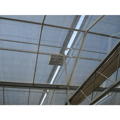 3-7m Shoulder Height Galvanized Steel Frame Commercial Glass Greenhouse for Flowers