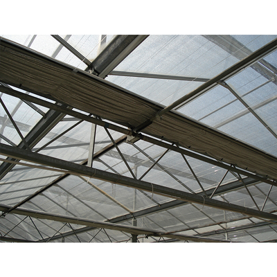 Glass Covered Industrial Greenhouse with 3.73-7.73m Roof Height and Glass Panels