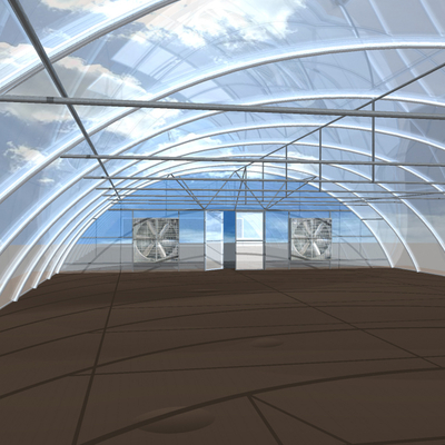 Hot Climate Tomato Plant Greenhouse 150 Micron Plastic Film Cover