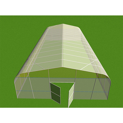 Garden Single Tunnel Greenhouse Eco Friendly Film type For Crop Production