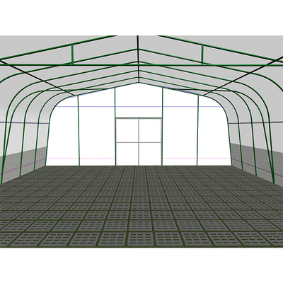 1m Zinc Coating 275gsm Wrought Iron Greenhouse For Duck Or Chicken