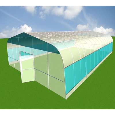 Garden Single Tunnel Greenhouse Eco Friendly Film type For Crop Production