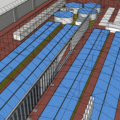 Aquaponics Growing Greenhouse Hydroponics System Automatic Watering Vertical Nft Hydroponics Growing System