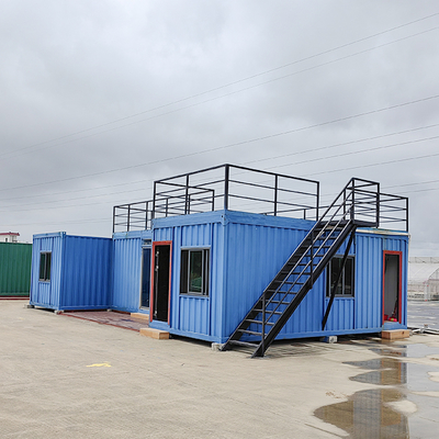 Portable Living Prefabricated Container House For Agriculture Farm In Customized Color