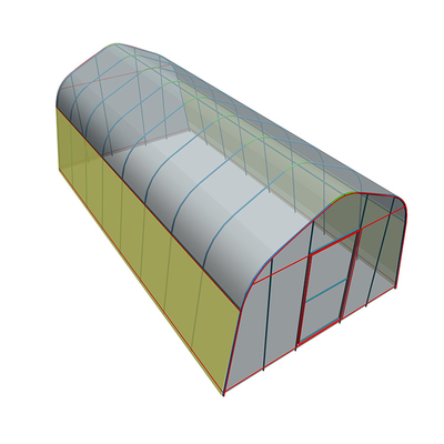 Vegetable Single Span Greenhouse Customized Small Outdoor Greenhouses IGreen